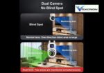 5+5MP Dual Lens Smart Wi-Fi CCTV Camera | 360° PTZ | 20M Color Night Vision | Human Motion Detection | Auto Tracking | Two-Way Audio | App Control | Supports 128GB SD Card - Image 3