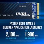 PNY CS1030 1TB M.2 NVMe PCIe Gen3 x4 Internal Solid State Drive (SSD) - M280CS1030-1TB-RB - Image 4