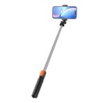 amazon basics Bluetooth-Enabled Extendable Selfie Stick/Tripod with Wireless Remote, 360-Degree Adjustable, Compatible with iPhone and Android Smart Phones (Black) - Image 3