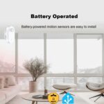 Haozee Smart Motion Sensor, Zigbee PIR Motion Sensor with Illuminance Value, High Sensitivity, Real-time Detection, Zigbee Hub Required, Support Home Assistant, Zigbee2MQTT - Image 4