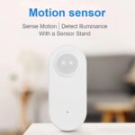 Haozee Smart Motion Sensor, Zigbee PIR Motion Sensor with Illuminance Value, High Sensitivity, Real-time Detection, Zigbee Hub Required, Support Home Assistant, Zigbee2MQTT - Image 5