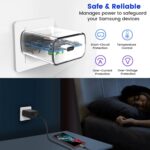 Original 25W PD Quick Charge USB-C Charger Compatible with Samsung Galaxy Z Trifold, A26 5G, F70e, M17 5G – Fast Power Delivery (new Model) (Black) - Image 6