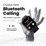 HAMMER Stroke 1.96" Calling Smart Watch with Strong Metallic Body, in Built Games, 100+ Sports Modes, Customized Watchfaces (Black) - Image 4