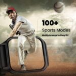 HAMMER Stroke 1.96" Calling Smart Watch with Strong Metallic Body, in Built Games, 100+ Sports Modes, Customized Watchfaces (Black) - Image 8