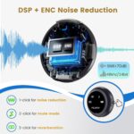 coku CKMP152 Wireless Microphone for YouTube, Dual Wireless Mic for iPhone & Android, 40H Battery, Noise Reduction Lavalier Mic for Video Recording, Singing, Interviews, Vlogs - Image 5