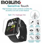 Screen Guard Compatible With BOULT Thrux GPS Tracker Smart Watch Screen Protector Full Coverage Hydrogel TPU not a Tempered Glass (Pack of 2) - Image 3