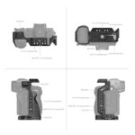 DIGITEK® Professional Cam Cage (N) for Nikon Z5/Z6/Z7/Z6II/Z7II Series Cameras, Lightweight Aluminum Form-Fitted Cage with Quick Tripod Mounting - Image 6