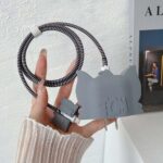 PunnkFunnk Cute Cartoon Protective Case for iPhone 18W & 20W USB-C Adapter Charger Cable, Unique Design Funny 3D Cartoon Charger Cover Cable Protector for iPhone Fast Charger (Tom) Grey - Image 4