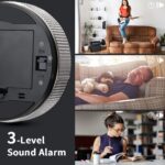 Digital Kitchen Timer with Large LED Display | Magnetic Countdown Timer for Cooking, Baking, Study, Exercise & Workouts | Easy to Use Alarm Clock Timer for Home, Office & Classroom - Image 7