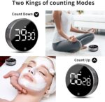 Digital Kitchen Timer with Large LED Display | Magnetic Countdown Timer for Cooking, Baking, Study, Exercise & Workouts | Easy to Use Alarm Clock Timer for Home, Office & Classroom - Image 9