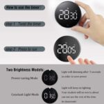 Digital Kitchen Timer with Large LED Display | Magnetic Countdown Timer for Cooking, Baking, Study, Exercise & Workouts | Easy to Use Alarm Clock Timer for Home, Office & Classroom - Image 10