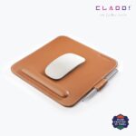 CLADD INTERNATIONAL Vegan Leather Mouse Pad Wrist Rest Ergonomic Mousepad Stitched Edge with Pen Loop | Cushion Foam Support & Pain Relief | Computer Laptop Home & Office - Image 6