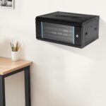 Wall Mount Server Cabinet,Server Rack Enclosure,4U Server Organizer,Network Cabinet,Server Cabinet with Glass Locking Door,Standard Glass Door,for Offices,Schools,Factories,Public Places,Rectangle - Image 3