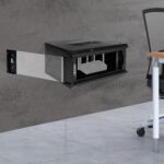 Wall Mount Server Cabinet,Server Rack Enclosure,4U Server Organizer,Network Cabinet,Server Cabinet with Glass Locking Door,Standard Glass Door,for Offices,Schools,Factories,Public Places,Rectangle - Image 7