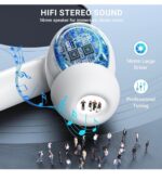 Air Buds pro 2nd Generation Bluetooth 5.4 Earbuds with Deep Bass, Noise Cancelling Headphones for Android, Samsung and iPhone - Image 4