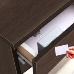 Smart Invisible Door Lock, Electronic RFID Cabinet Lock with 2 Cards, No-Drilling Installation, Auto-Locking for Drawer, Wardrobe, Furniture Security - Image 4