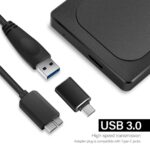 320GB External Hard Drive Ultra Slim Portable HDD-USB 3.0 for PC, Mac, Laptop, PS4, Xbox one,Xbox 360 HD-A4 - Image 5