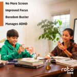 Rotobee | Fidget Spinner & Skill Toy | Stress, Anxiety Relief | For Kids, Adults | Sensory | ADHD & Autism | Boost Focus | Multi-Trick Spinner | Office & Desk Toy | Gift | Color - Frost - Image 6