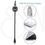 Ostin Portable Flexible Adjustable Eye Protection USB LED Desk Light Table Lamp for Reading, Working on PC, Laptop, Power Bank, Bedroom - Image 7