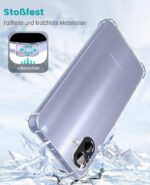 Bumper Back Cover Case Transparent for Samsung Galaxy M17e 5G, F70e|Four Corners Protection|Camera Protection Back Cover Case for Samsung Galaxy M17e 5G -Transparent - Image 4