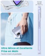 Bumper Back Cover Case Transparent for Samsung Galaxy M17e 5G, F70e|Four Corners Protection|Camera Protection Back Cover Case for Samsung Galaxy M17e 5G -Transparent - Image 5