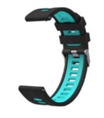 Colorcase Smart Watch Strap Silicon Dual Tone Compatible with Goqii Smart Vital Fitness Spo2 Smart Watch - Dual Tone Band - Image 3