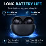 Original Truly Wireless Bluetooth Earbuds for Oneplus Nord 3 Pro with Rich Sound and Portable Charging Case (Black) - Image 4