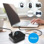 USB Hub 2.0 Card Reader Combo 3 USB Ports and All in one Card Reader for Pen Drives Cameras Mobiles PC Laptop Notebook Tablet, Docking Station, MS, MS Pro, SD, Micro SD Support (Black) - Image 4