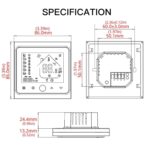 Bnf® WiFi LCD Smart Programmable Thermostat Electric Heating Home Office App|Home & Garden | Home Improvement | Heating Cooling & Air | Thermostats - Image 4