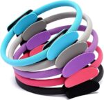 EIZZOU Yoga Circle Exercise Pilates Ring with Full Body Toning Fitness for Stretching, Relaxation Multicolor (Style-2) - Image 5