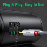 AGARO RCA To RCA PVC Audio Cable, Connects Audio Systems Such As DVD Players, CD Players, TV Set Top Boxes & Home Entertainment Equipments, 2Ms, Grey - Image 5
