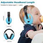 ProCase Baby Ear Protection, Noise Cancelling Headphone for Babies Infant Newborn Toddler up to 36 Months, Soft Hearing Protection Earmuffs for Sleep Travel -Blue" - Image 4