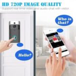 VELURA Wireless WiFi Video Doorbell 2-Way Talk Chime Security Camera 1080P AU Black|1 Bell + 1 AU Plug + 1 doorbell + Installation Accessories + Manual + Sticker|Consumer Electronics - Image 5