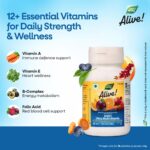 Nature’s Way Alive Men’s Ultra Multivitamin Tablet for Muscle function, Overall health, Immunity & Energy | Multivitamin with Vitamin A, B, C, D, Calcium, Zinc & Magnesium - 60 Veg tablets - Image 5