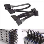 3NH® Adapter Cable Wire Drive Converter Power Line 4 Pin IDE 5X SATA 2018 Accessory - Image 3