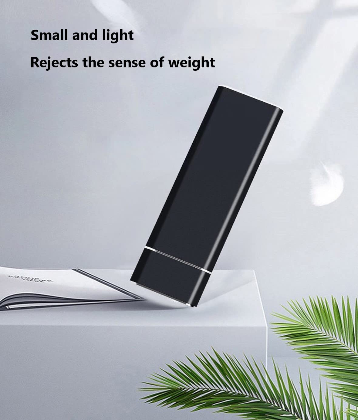 External Hard Drive Portable SSD External Hard Drive,Solid State Data USB 3.0 Type-C Support for Computer Backup Drive Windows XP PC Laptop and Mac Data Storage Transfer Silver 2TB - Image 3