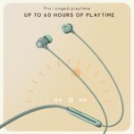 Noise Airwave Pro Bluetooth in Ear Neckband with Upto 32 dB ANC, 60H of Playtime, Dual Device Pairing, 3 Mic ENC for Calling, Low Latency(Upto 40ms), 13mm Driver (Metallic Green) - Image 4