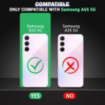 TheGiftKart Ultra-Hybrid Crystal Clear Back Case Cover for Samsung Galaxy A55 5G | Shockproof Design | Hard Back Cover Case for Samsung Galaxy A55 5G (PC & TPU, Transparent) - Image 3