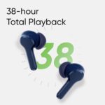 in Ear Earbuds Compatible with realme Earbuds T110 with Ai Enc for Calls, Upto 38 Hours of Playback and Fast Charging Bluetooth (Blue) - Image 5