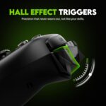 SpinBot Arcade Wireless Mobile Gamepad Controller for Android, iOS & Windows PC | Bluetooth v5.2 | Hall Effect Joysticks | RGB Lighting | Dual Vibration Motor (Black) - Image 3