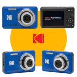 KODAK PIXPRO FZ55 16MP Digital Point & Shoot Camera, 5X Optical Zoom, 28mm Wide Angle, 1080P Full HD Video, Bundle with 32GB SD Card, Protective Case, and Hi-Speed Card Reader (Blue) - Image 4