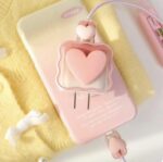 Cute 3D Design Protective Case Compatible with Apple 18W - 20W USB-C Power Adapter Charger, Protective Cover for iPhone 18W & 20W Power Adapter Charger with Wire Saver. (Pink Heart) - Image 5