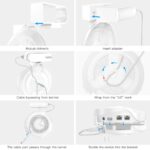 Wall Mount Holder for TP-Link Deco M9 Plus Whole Home Mesh WiFi System - No Cord Clutter and Save Space Ceiling Bracket (1-Pack) - Image 5