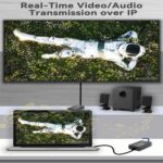 BLACK CROWN New HDMI Extender Over Cat5/6E 150M,1080P 60Hz HDMI Extender Over Cat-5 RJ45 Cable Transmitter Receiver Long Range up to150m Support 4kx2k 3D for Computer/HDTV etc.(Black) - Image 6