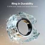 A&S DIGITAL Smart Ring with Fitness Tracking, Heart Rate Monitoring, SPO2,Sleep Tracking and Much More (Midnight Black) - Image 4
