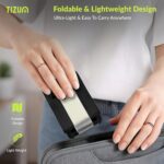 Tizum Universal Tablet/Mobile Stand Phone Holder for iPhone, iPad, Kindle & All Smartphones | Adjustable Angles, Telescopic Arm, Anti-Slip & Scratch-Proof Rubber Pads| Durable ABS Body (Black) - Image 5