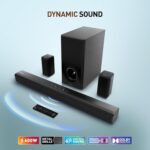 Panasonic 600W 5.1 Ch Sound Bar with 3D Surround Sound Speaker System, Dolby Digital Plus Touch Control,BT 5.3, USB,HDMI ARC,Optical,Aux with Remote Control (SC-HTS600GWK, Black) - Image 3