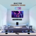 Panasonic 600W 5.1 Ch Sound Bar with 3D Surround Sound Speaker System, Dolby Digital Plus Touch Control,BT 5.3, USB,HDMI ARC,Optical,Aux with Remote Control (SC-HTS600GWK, Black) - Image 4