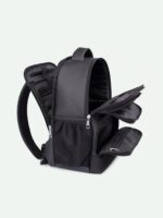 ZOUK Travancore Texture Printed Vegan Leather Brown Pro backpack | Laptop Backpack 15.6 Inch | Large 18.7 L - Image 7