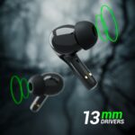 ZEBRONICS New Launch Beast in-Ear Wireless Earbuds, 32* Hours Backup, Bluetooth v5.4, Flash Connect, Gaming Mode, Touch Control, Voice Assistant Support, Splash Proof Design - Image 4